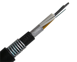 Direct Buried Outdoor Armored 48 Core Optic Fiber Cable GYTA53