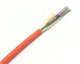 Distribution Tight Buffer 12 Core Multimode Fiber Optic Cable